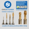 Threaded inserts - set standard 200 pcs-1-portugal-espana-impressao-3d-evolt (4)