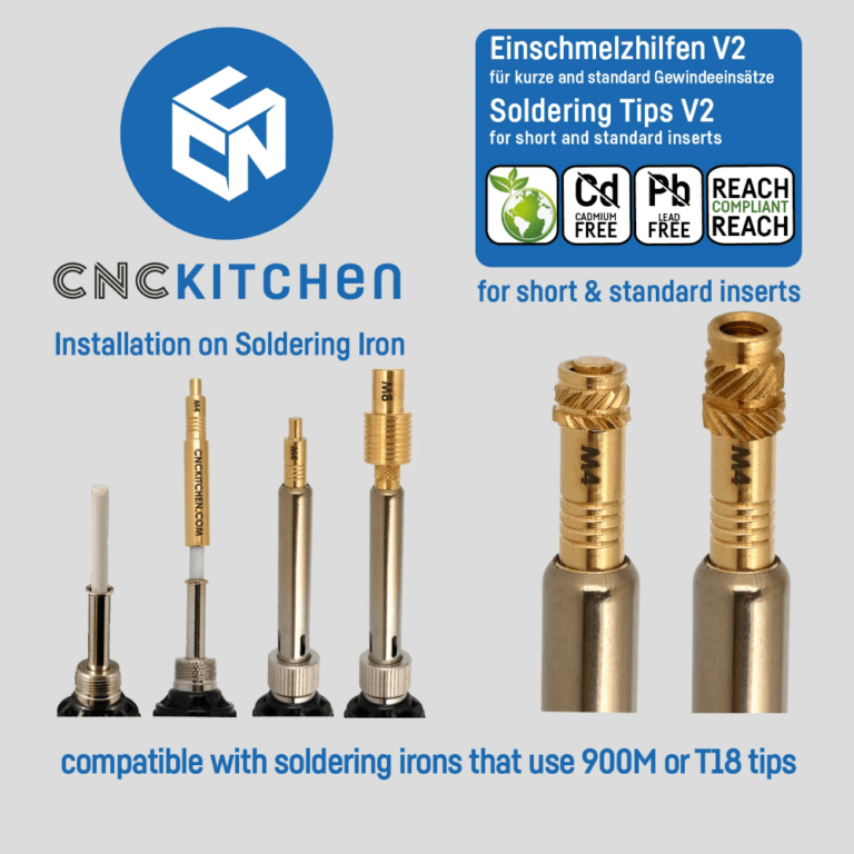 Threaded inserts - set standard 200 pcs-1-portugal-espana-impressao-3d-evolt (4)