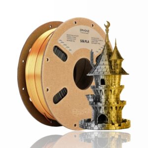 pla silk dual color eryone black dark gold evolt portugal espana filamento impressao 3d