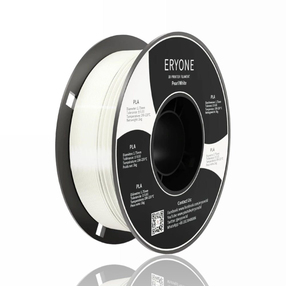 pla standard pearl white violet evolt portugal espana filamento impressao 3d