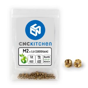 threaded inserts 1 Portugal Espana Evolt Impressao 3D