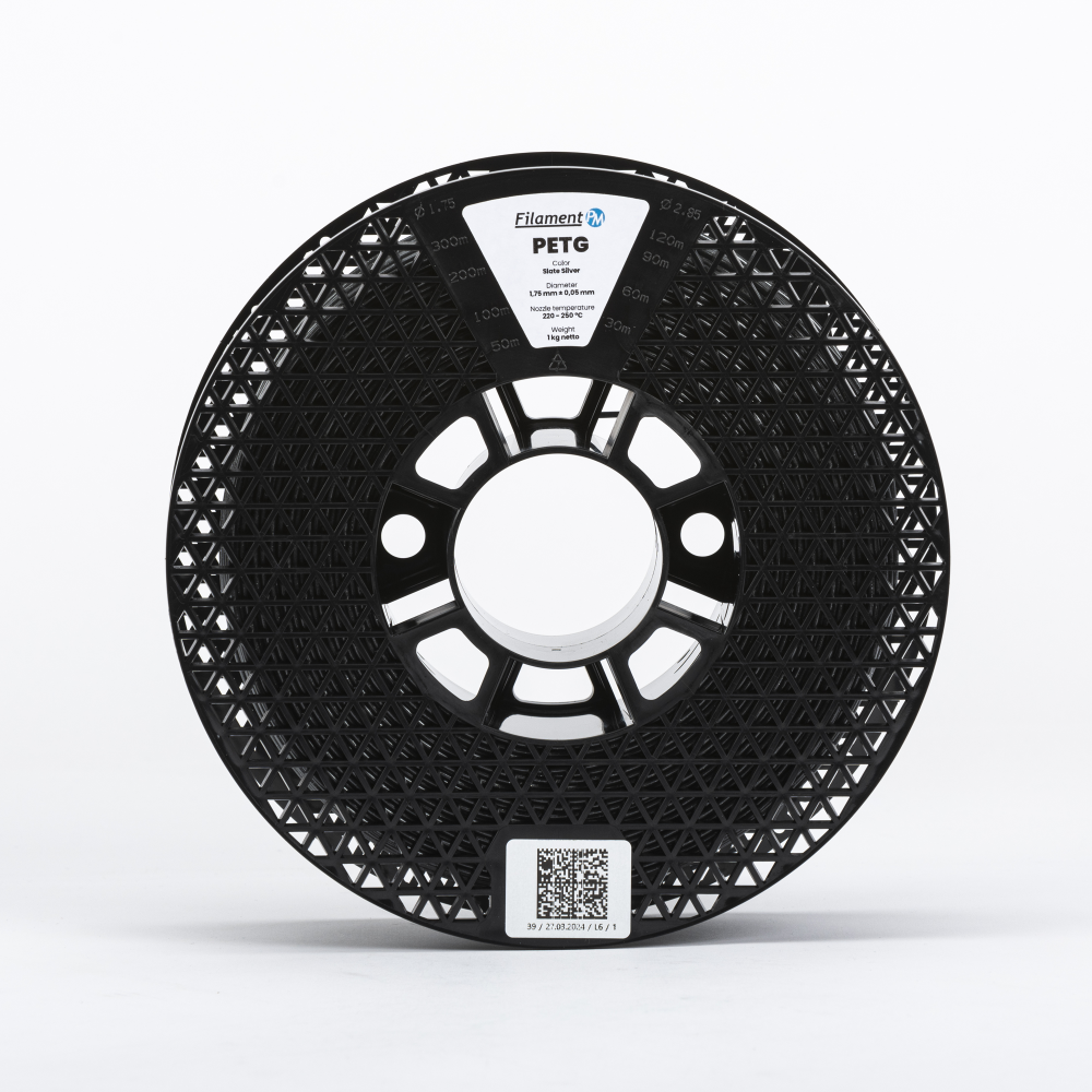 PETG Metal Edition 1kg Slate Silver - Filament PM - Image 3