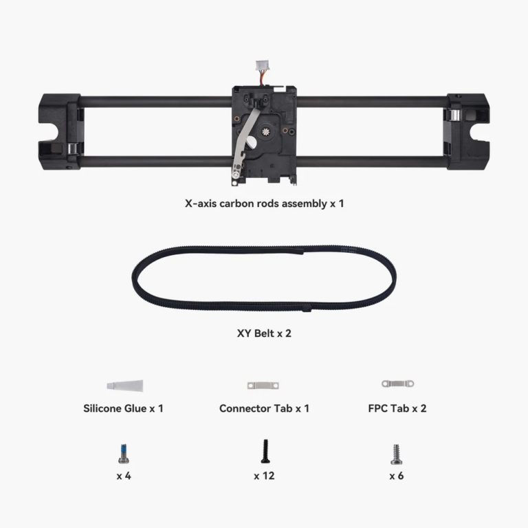 X Axis Carbon Rods Assembly 3 Portugal Espana Evolt Impressão 3D