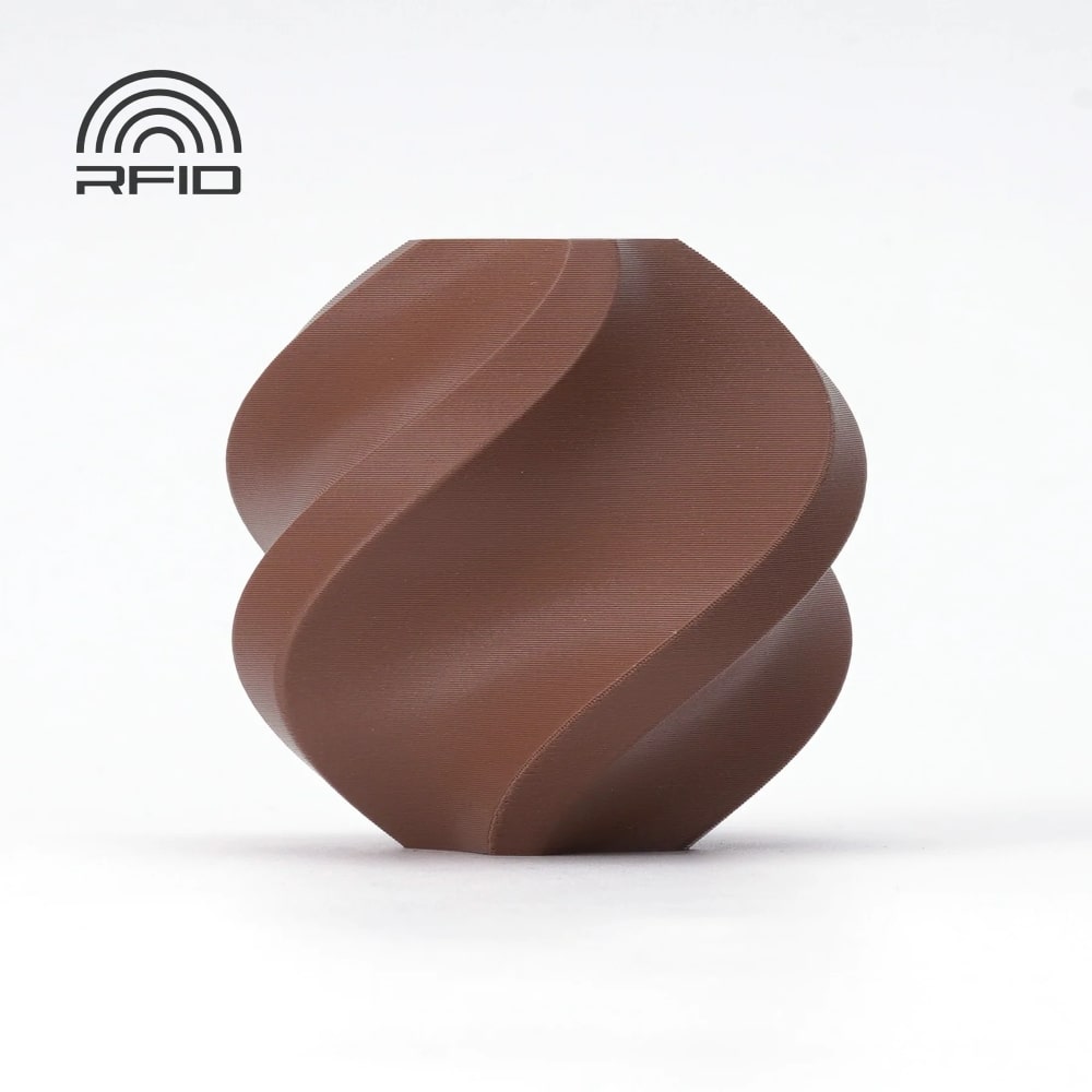 pla matte bambu lab dark brown evolt portugal espana filamento impressao 3d