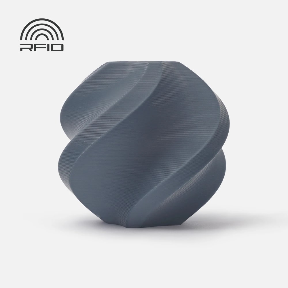 PLA Basic Blue Gray bambu lab evolt portugal espana filamento impressao 3d