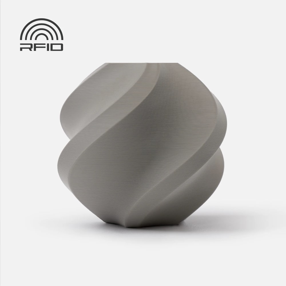 PLA Basic Gray bambu lab evolt portugal espana filamento impressao 3d