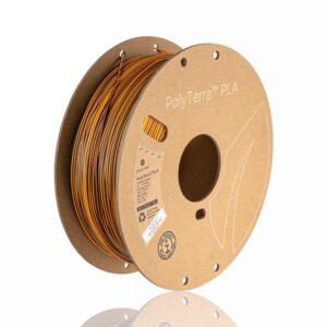 PolyTerra Dual PLA 1.75mm 1kg Shadow Orange (Black-orange) evolt portugal espana filamento impressao 3d