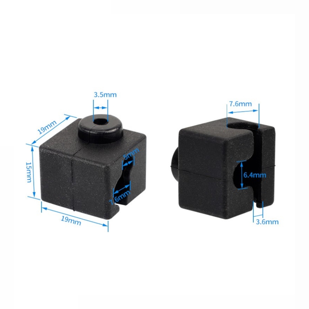 E3d v5 silicone case black evolt portugal espana filamento impressao 3d