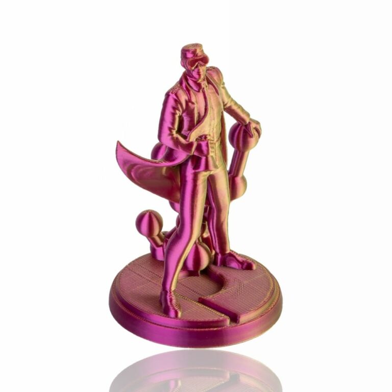PolyLite Dual Silk PLA 1.75mm 1kg aubergine Silk evolt portugal espana filamento impressao 3d