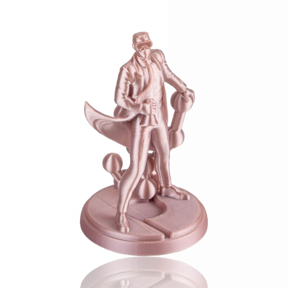 PolyLite Silk PLA 1.75mm 1kg Silk Rose Gold evolt portugal espana filamento impressao 3d