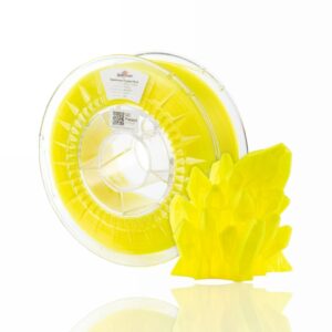 pla crystal electric yellow evolt portugal espana filamento impressao 3d