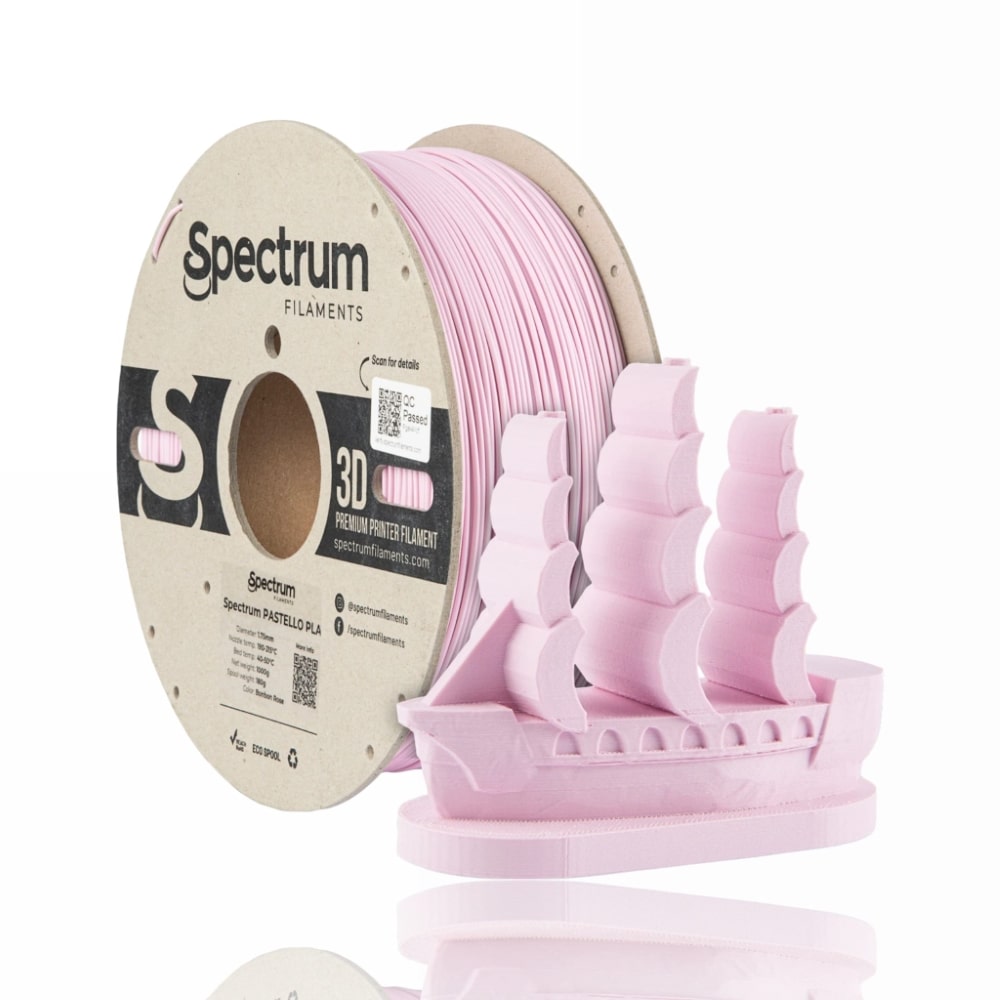 pla pastello bonbon rose evolt portugal espana filamento impressao 3d