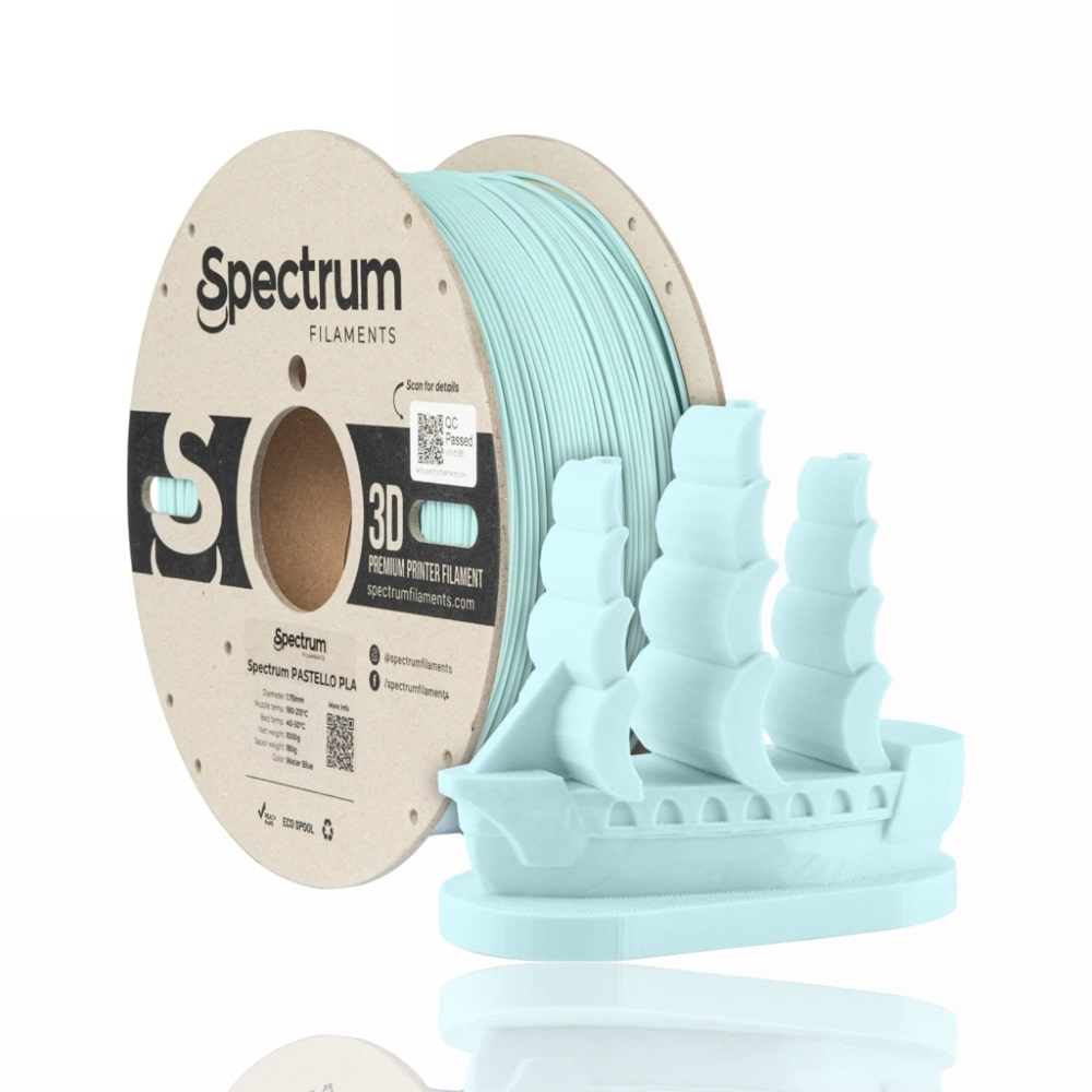 pla pastello water blue evolt portugal espana filamento impressao 3d