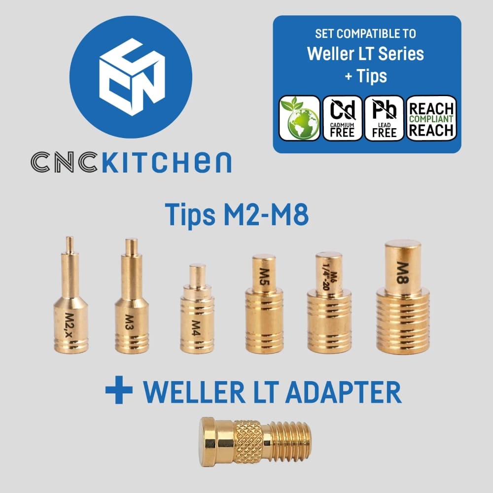 soldering tips set weller lt evolt portugal espana filamento impressao 3d
