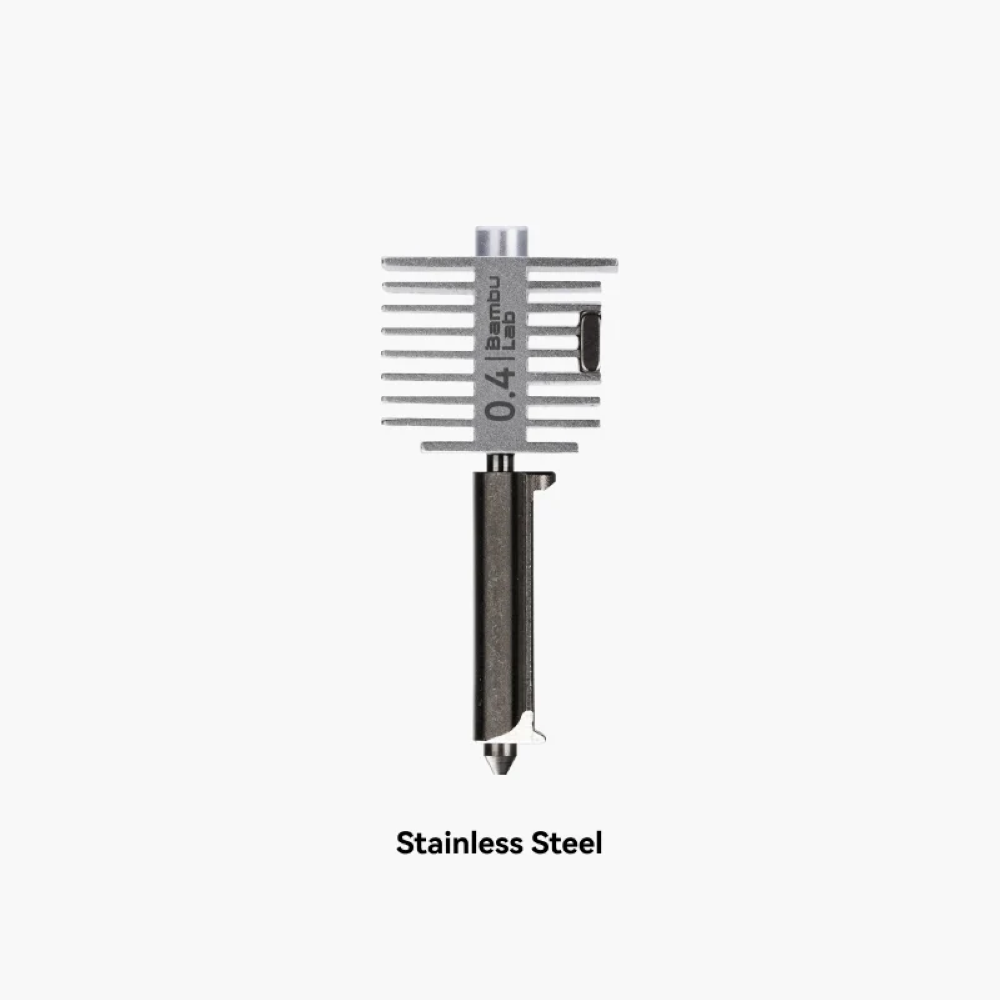 0.4mm Hotend with 0.4 mm Nozzle - A1 Series (Aço Inoxidável) - Bambu Lab