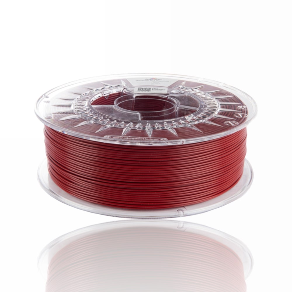 pla premium spectrum cherry red 2 evolt portugal espana filamento impressao 3d