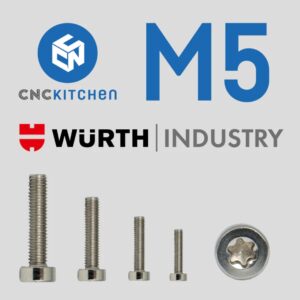 M5 screw cnc kitchen evolt portugal espana filamento impressao 3d