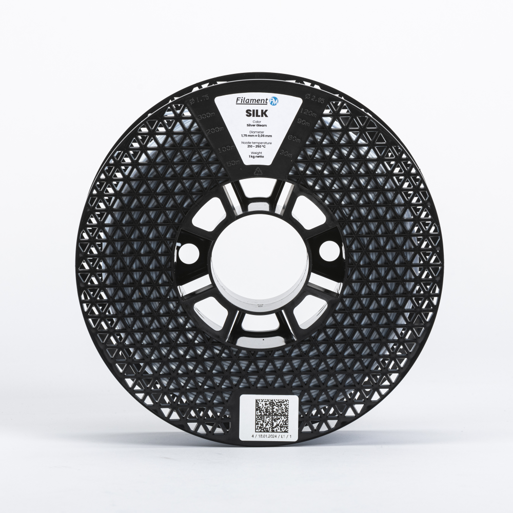 PLA Silk 1kg Silver Gleam - Filament PM - Image 4