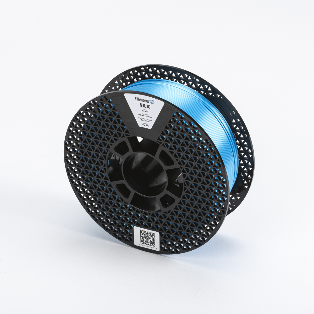PLA Silk 1kg Sky Blue - Filament PM - Image 2