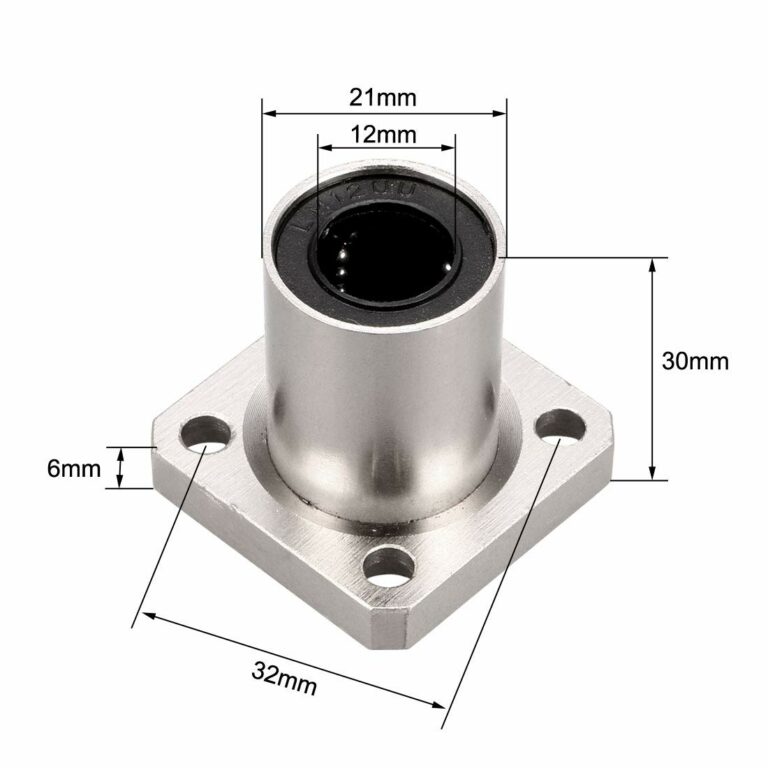 Mancal (Suporte Apoio Fixo Rolamento) LMK12LUU Rolamento Linear (Linear Bearings 12x21x30mm) - AIMSOAR - Image 2