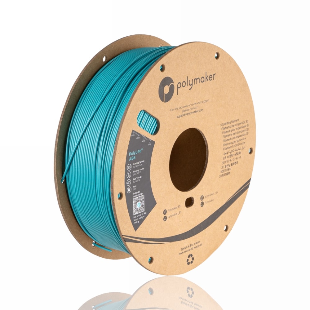 abs polylite galaxy teal evolt portugal espana filamento impressao 3d