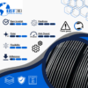 BLACK ABS gst3d evolt portugal espana filamento impressao 3d