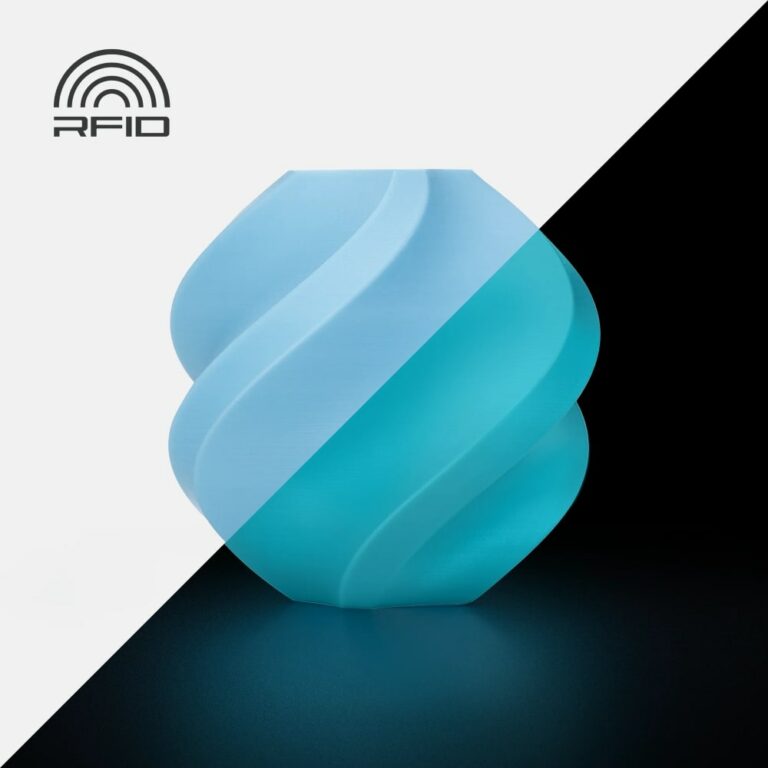 pla glow bambu lab blue evolt portugal espana filamento impressao 3d