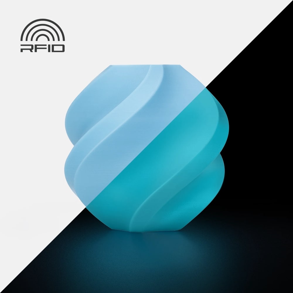 pla glow bambu lab blue evolt portugal espana filamento impressao 3d