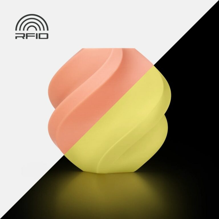 pla glow bambu lab orange evolt portugal espana filamento impressao 3d