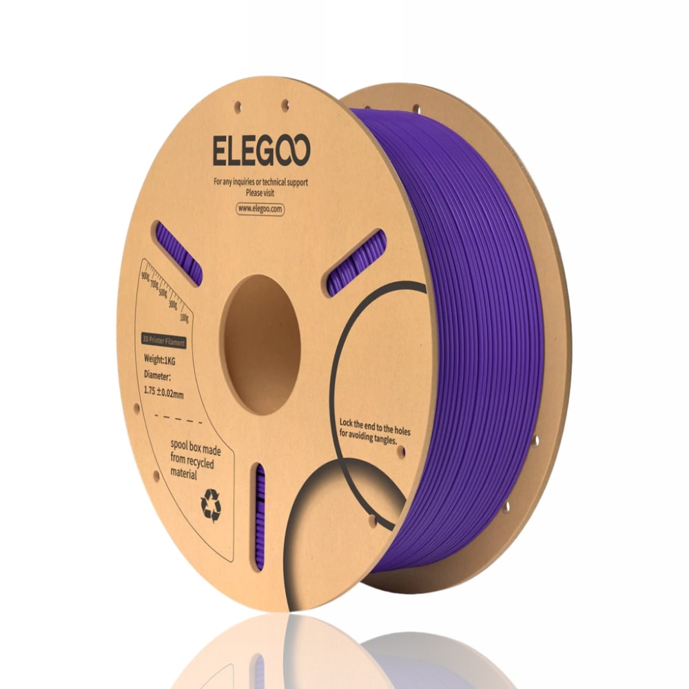 PLA Filament 1KG purple elegoo evolt portugal espana filamento impressao 3d
