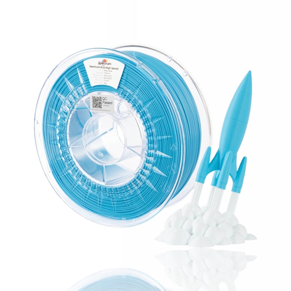 pla high speed baby blue evolt portugal espana filamento impressao 3d