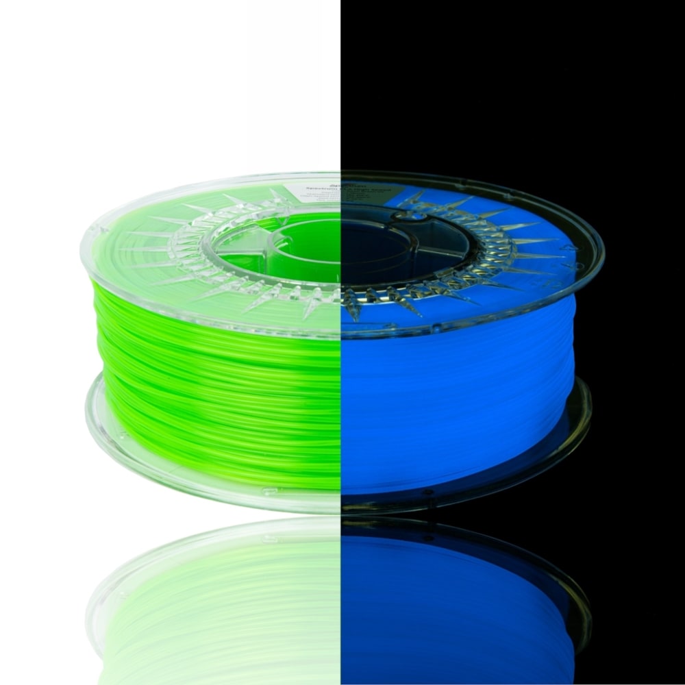 pla high speed neon green uv evolt portugal espana filamento impressao 3d