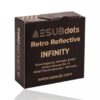 AESUBdots Retro Infinity Reflective 6mm 366 Autocolantes para digitalização Scanner 3D - AESUB