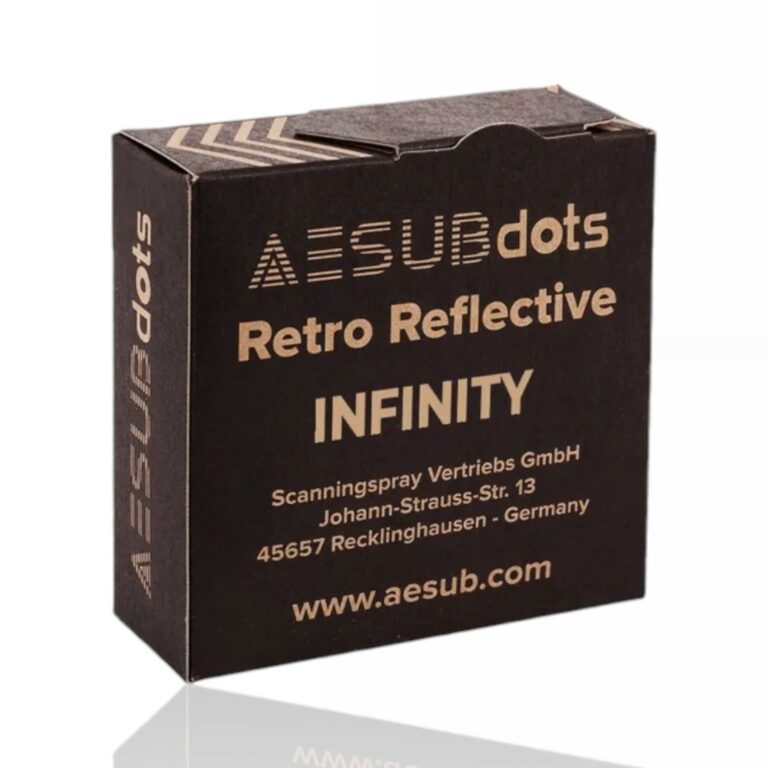 AESUBdots Retro Infinity Reflective 6mm 366 Autocolantes para digitalização Scanner 3D - AESUB - Image 2