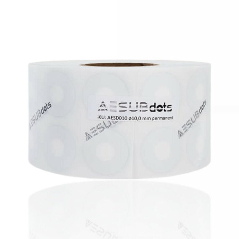 AESUBdots Retro Permanent Reflective 6mm 3000 Autocolantes para digitalização Scanner 3D - AESUB - Image 3