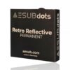 AESUBdots Retro Permanent Reflective 6mm 3000 Autocolantes para digitalização Scanner 3D - AESUB