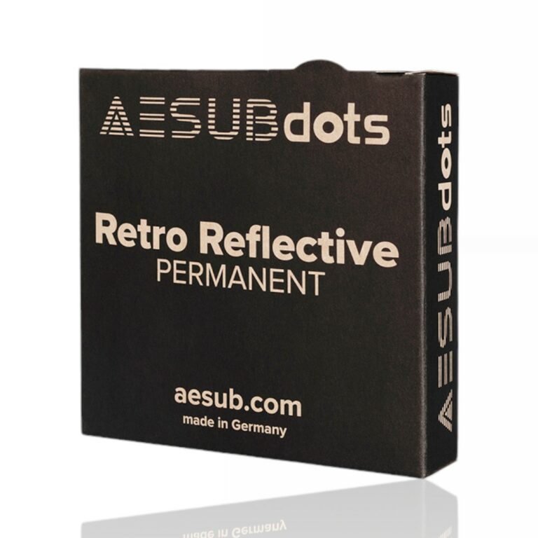 AESUBdots Retro Permanent Reflective 6mm 3000 Autocolantes para digitalização Scanner 3D - AESUB - Image 2