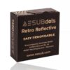 AESUBdots Retro Easy Remove Reflective 3mm 3000 Autocolantes para digitalização Scanner 3D - AESUB