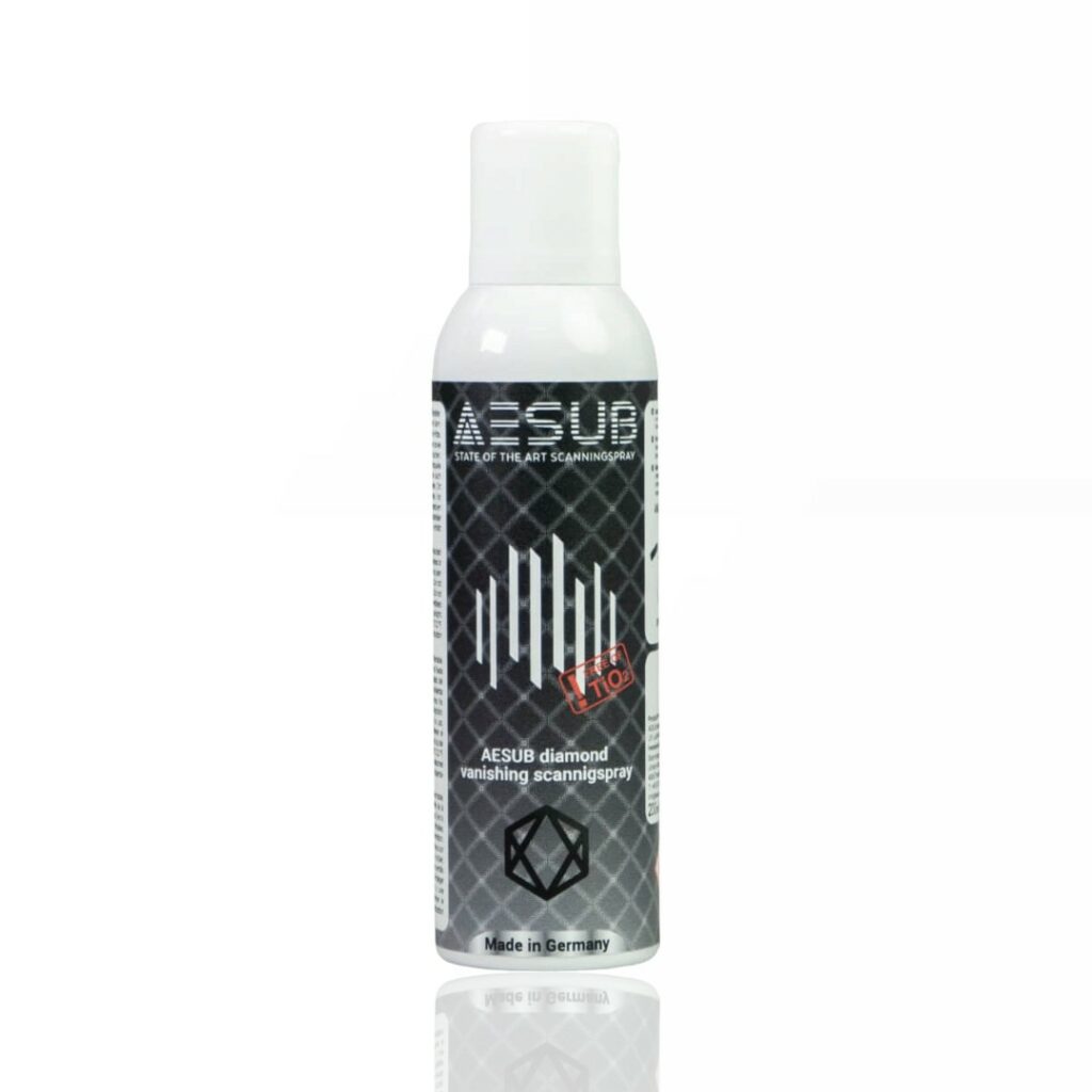 Spray para digitalização Scanner 3D Anti-reflexo laser 200ml Diamound - AESUB - Image 2