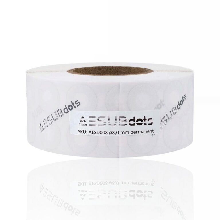 AESUBdots Black & White 6mm 3000 Autocolantes para digitalização Scanner 3D - AESUB - Image 14