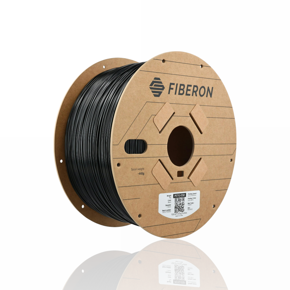 Fiberon™ PETG-ESD 1.75 3Kg Black - Polymaker