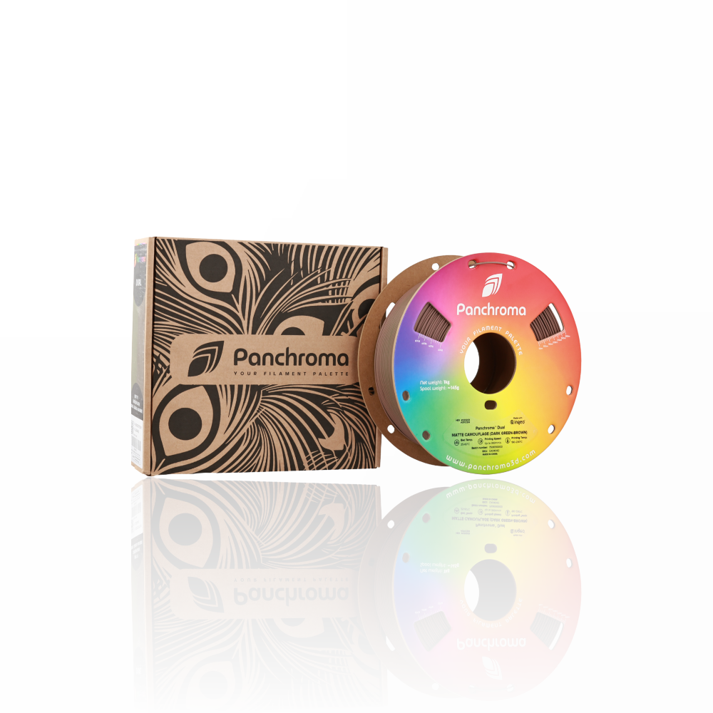 Panchroma™ PLA Dual Matte 1kg Camouflage (Dark Green-Brown) - Polymaker - Image 6
