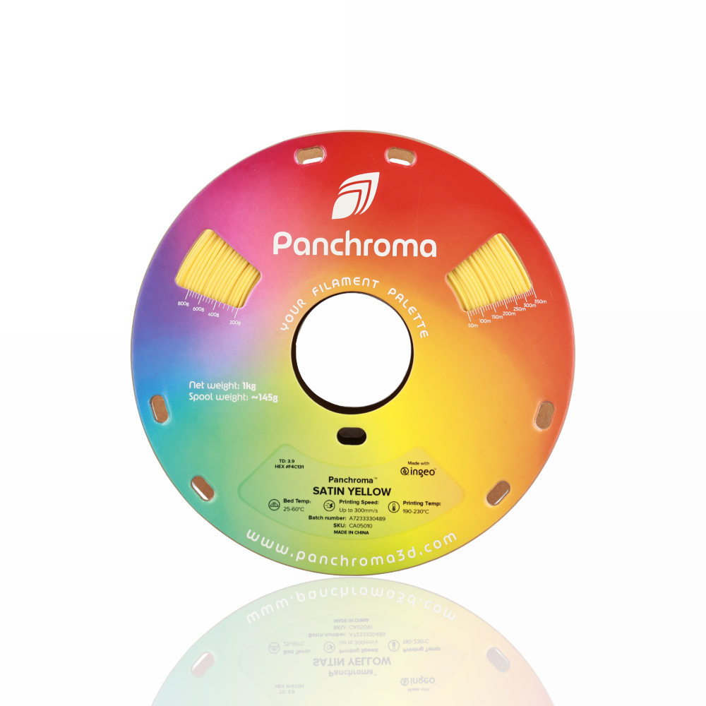 Panchroma™ PLA Satin 1kg Yellow - Polymaker - Image 4