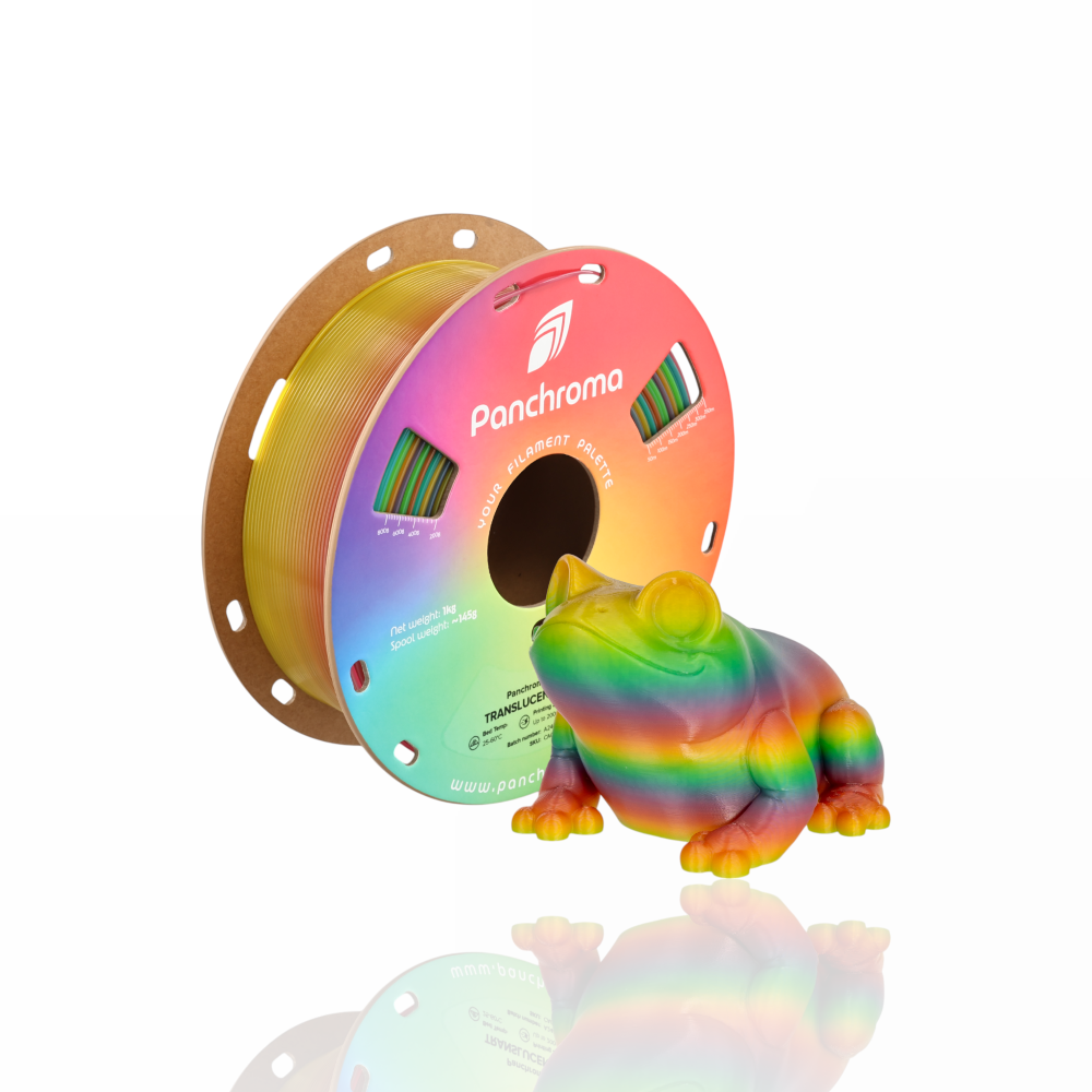 Panchroma™ PLA Gradient Translucent 1kg Rainbow - Polymaker - Image 3
