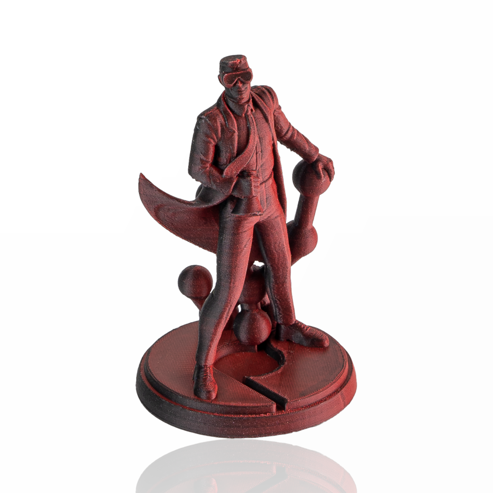 Panchroma™ PLA Dual Matte 1kg Shadow Red (Black-Red) - Polymaker - Image 3