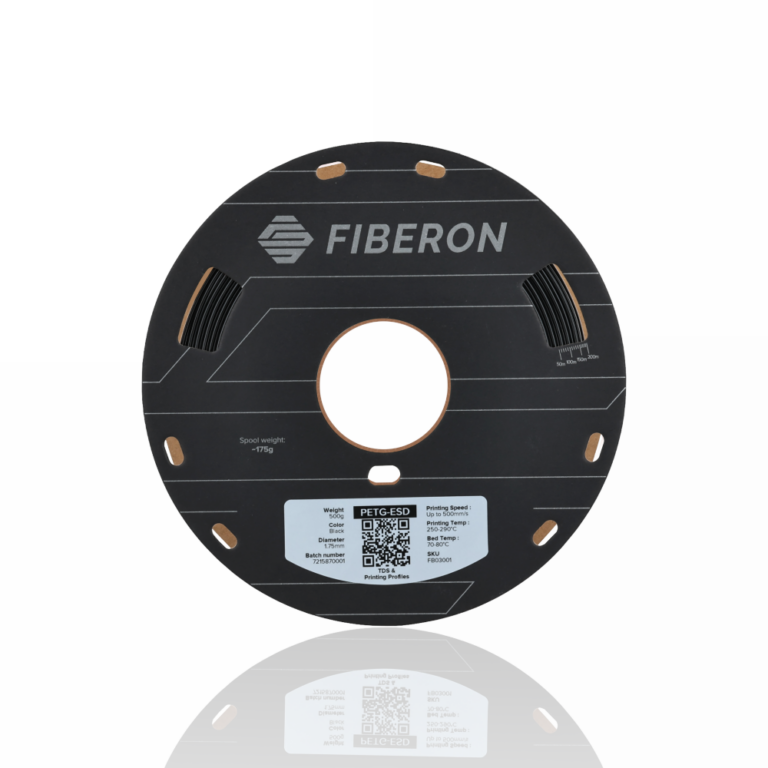 Fiberon™ PETG-ESD 1.75 500g Black - Polymaker - Image 2