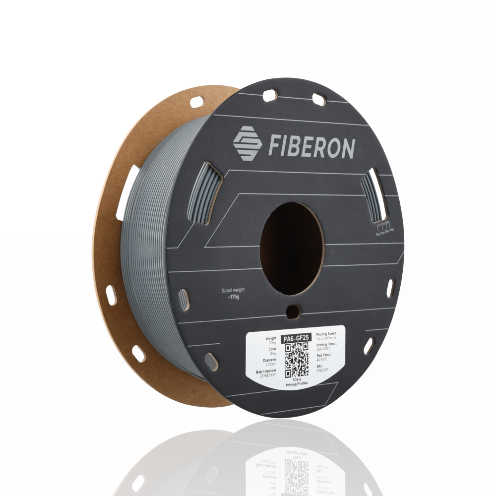 Fiberon™ PA6-GF25 1.75 500g - Grey - Polymaker