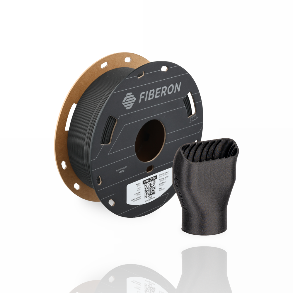 Fiberon™ PA6-CF20 1.75 500g - Black - Polymaker - Image 2