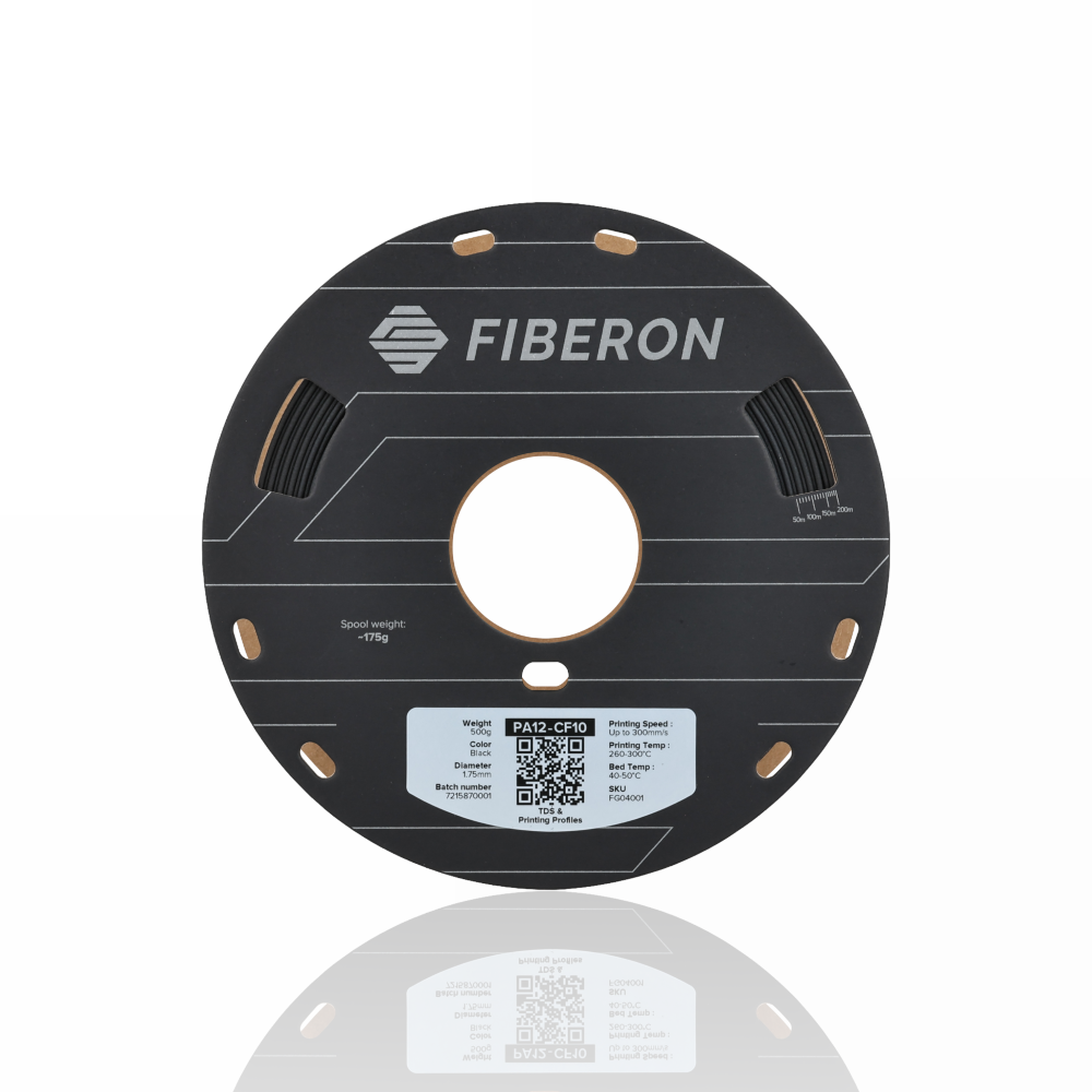 Fiberon™ PA12-CF10 1.75 500g - Black - Polymaker - Image 4