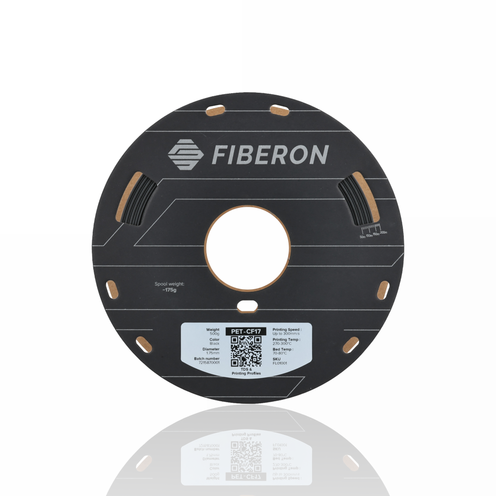 Fiberon™ PET-CF17 1.75 500g - Black - Polymaker - Image 4
